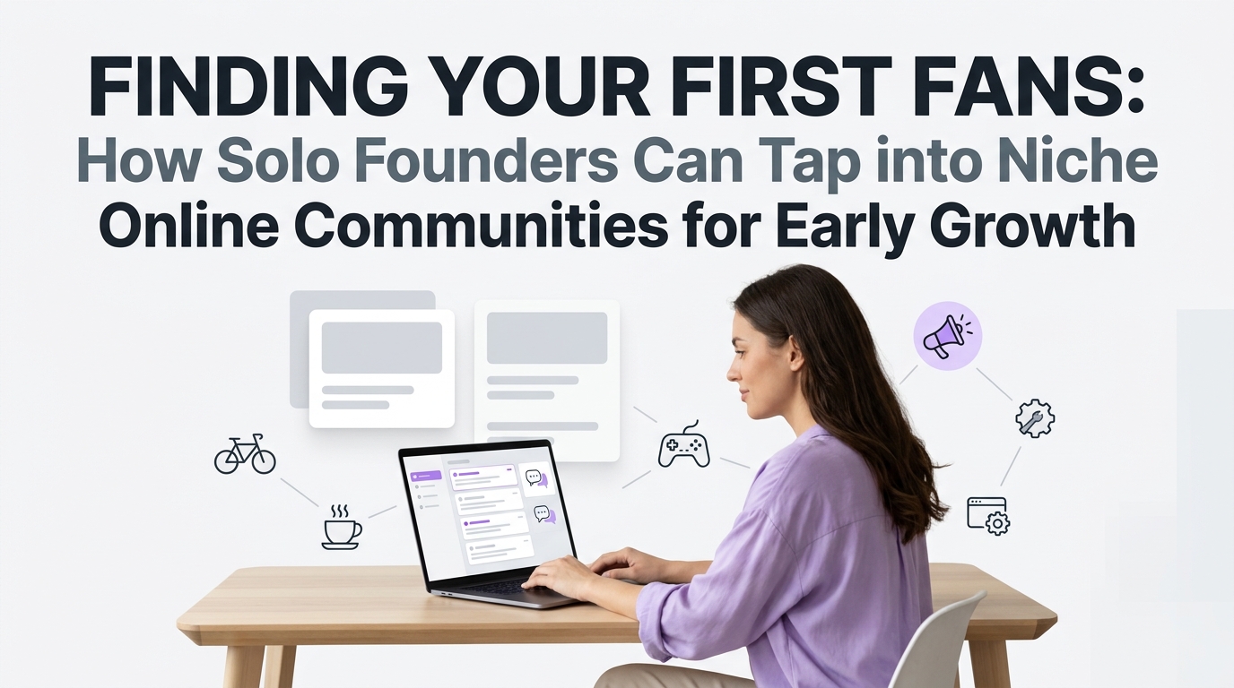 Finding Your First Fans: How Solo Founders Can Tap into Niche Online Communities for Early Growth