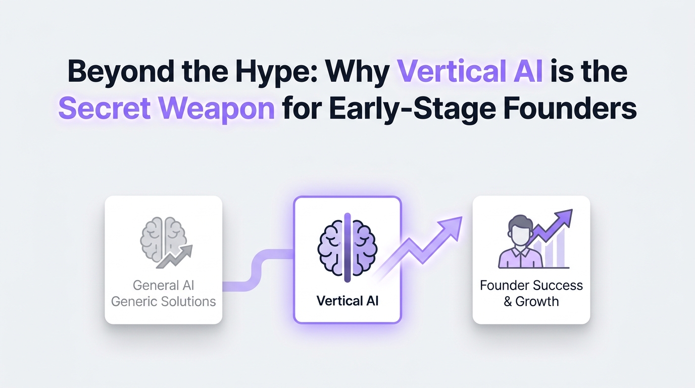 Beyond the Hype: Why Vertical AI is the Secret Weapon for Early-Stage Founders