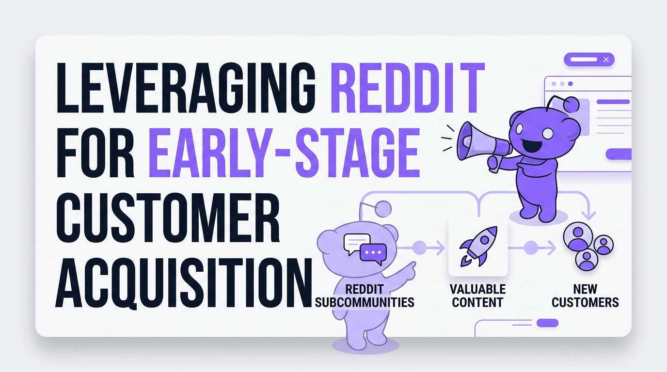 Leveraging Reddit for Early-Stage Customer Acquisition
