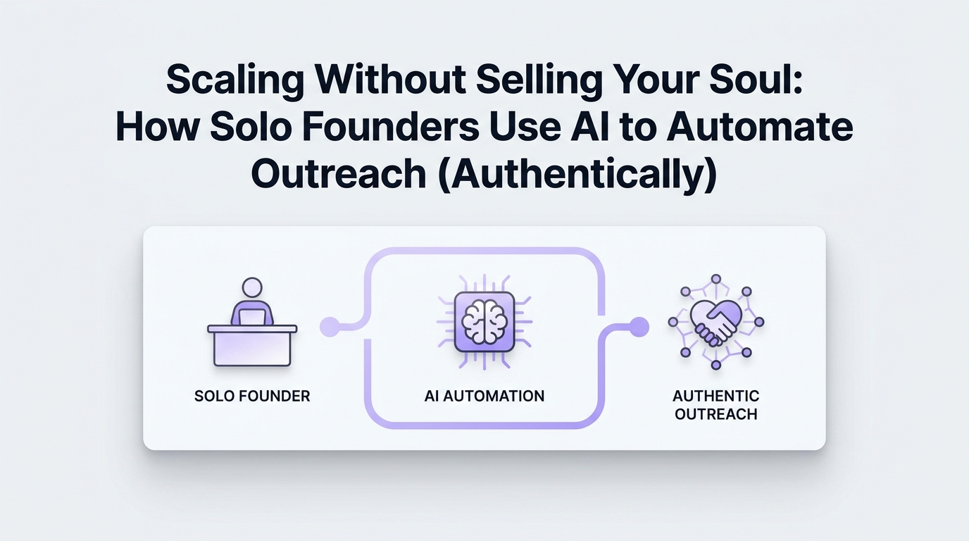Scaling Without Selling Your Soul: How Solo Founders Use AI to Automate Outreach (Authentically)